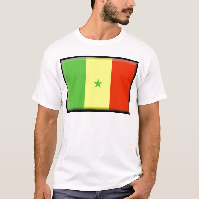 Camiseta Bandeira de Senegal (Frente)