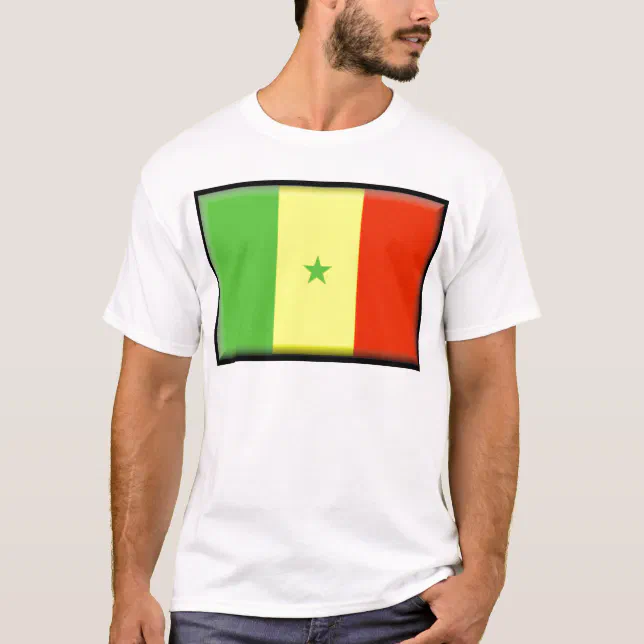 Camiseta Bandeira de Senegal