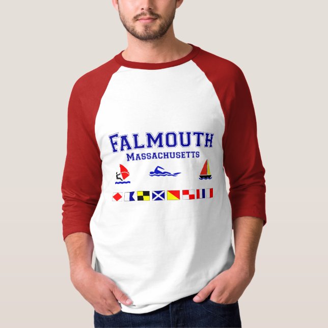 Camiseta Bandeira de sinal das MÃES de Falmouth (Frente)