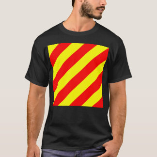 Camiseta Bandeira de Sinalização Marítima Internacional Yan