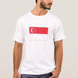Camiseta Bandeira de Singapura