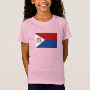 Camiseta Bandeira de Sint Maarten