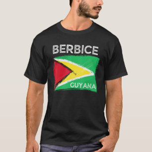 Camiseta Bandeira de Socorro da Guiana Berbice Guiana Raí