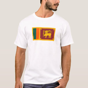 Camiseta Bandeira de Sri Lanka