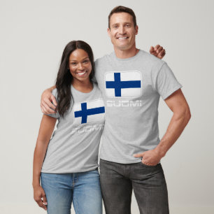Camiseta Bandeira de Suomi