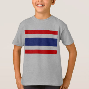 Camiseta Bandeira de Tailândia