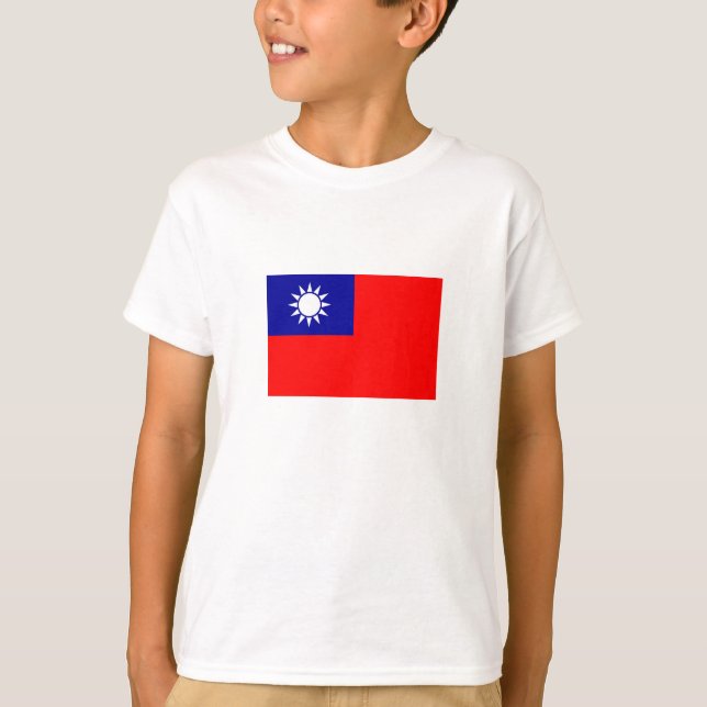Camiseta Bandeira de Taiwan (Frente)