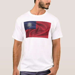 Camiseta Bandeira De Taiwan