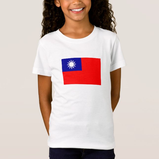 Camiseta Bandeira de Taiwan (Frente)