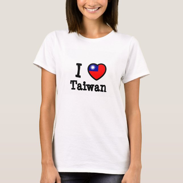 Camiseta Bandeira de Taiwan (Frente)