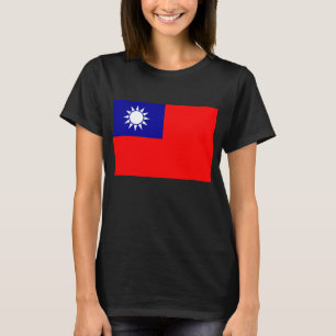 Camiseta Bandeira de Taiwan: República da China, Taipé Chin
