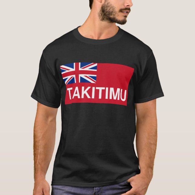 Camiseta Bandeira de Takitimu (Nova Zelândia maori) (Frente)