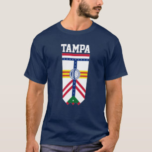 Camiseta Bandeira de Tampa, Florida