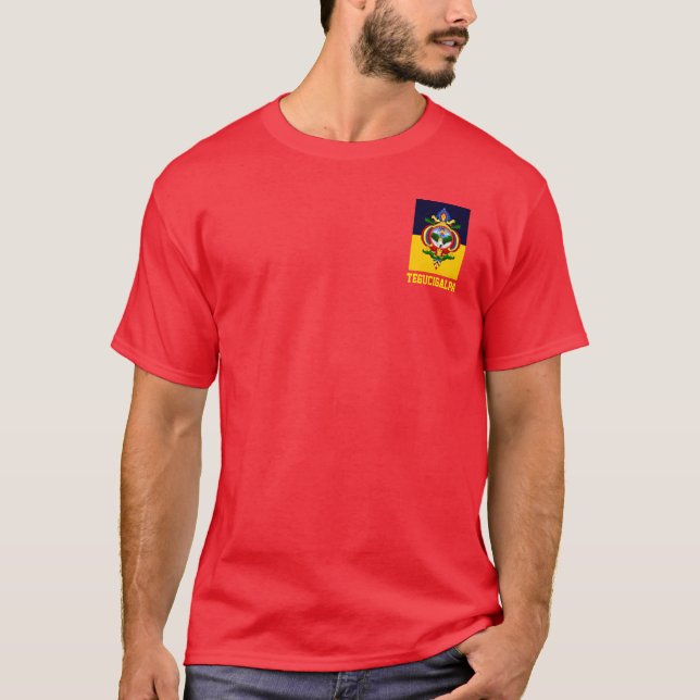 Camiseta Bandeira de Tegucigalpa, Honduras T-Shirt (Frente)