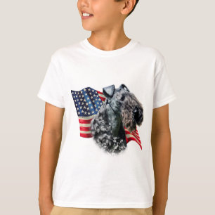 Camiseta Bandeira de Terrier de azul de Kerry