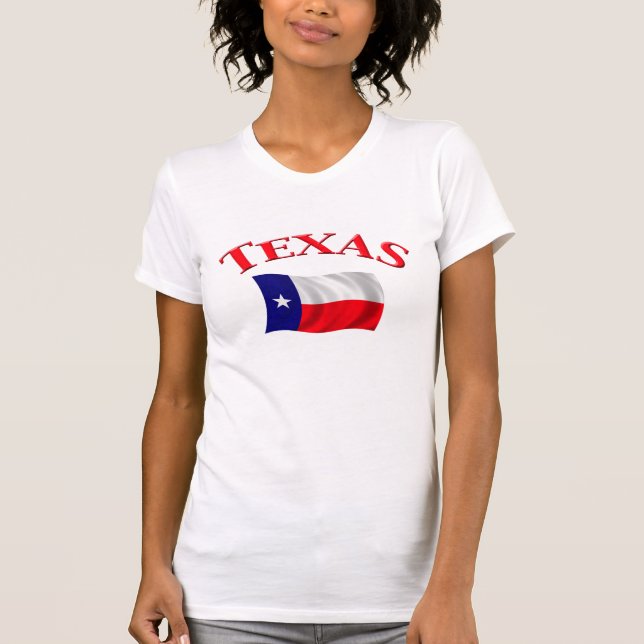 Camiseta Bandeira de Texas (Frente)