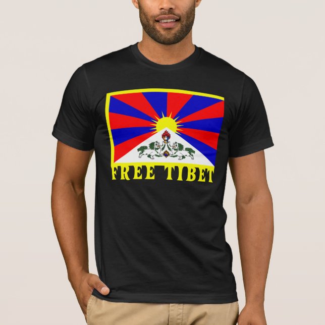 Camiseta Bandeira de Tibet (Frente)
