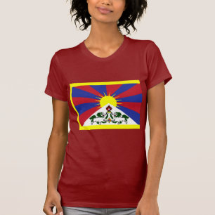 Camiseta Bandeira de Tibet