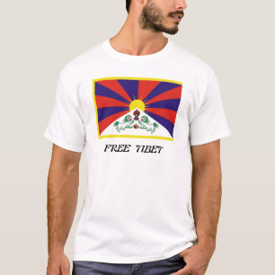 Camiseta Bandeira de Tibet