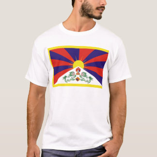 Camiseta bandeira de tibet