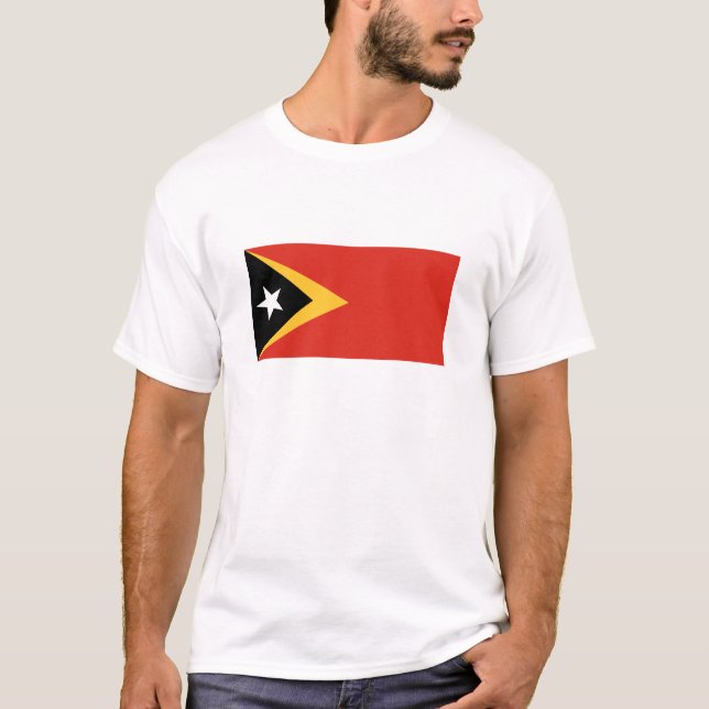 Camiseta Bandeira de Timor-Leste (Frente)