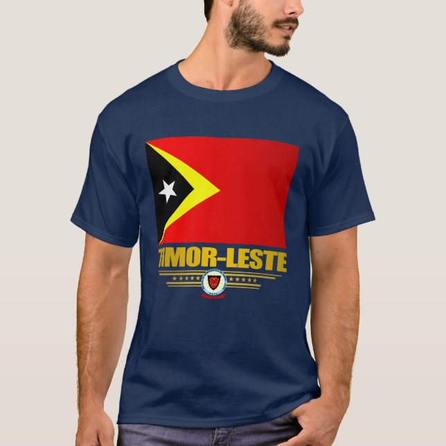 Camiseta Bandeira de Timor-Leste (Frente)