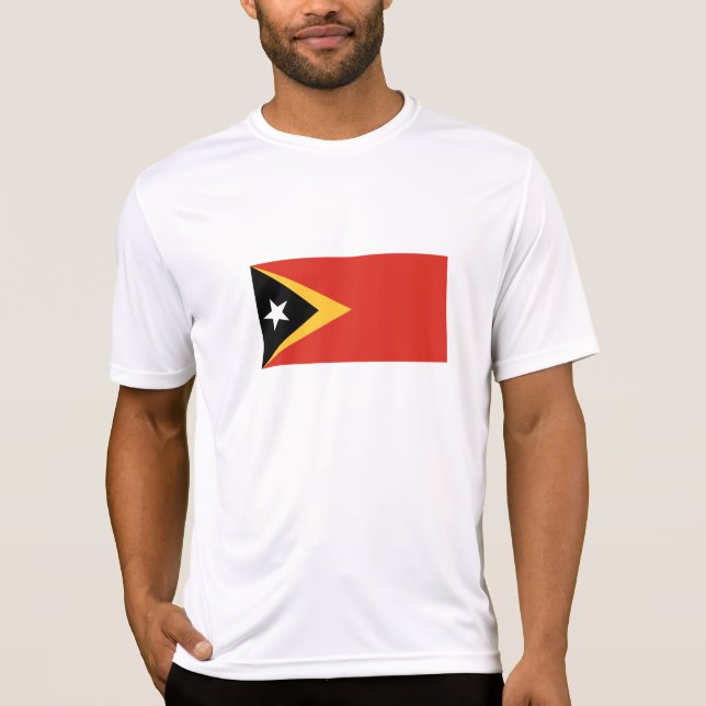 Camiseta Bandeira de Timor-Leste (Frente)