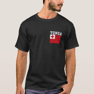Camiseta Bandeira de Tonga Souvenir Patriótico Raízes Nacio