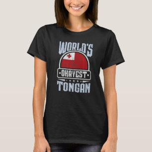 Camiseta Bandeira de Tonga Tonganos Orgulhosos Homens & Mul
