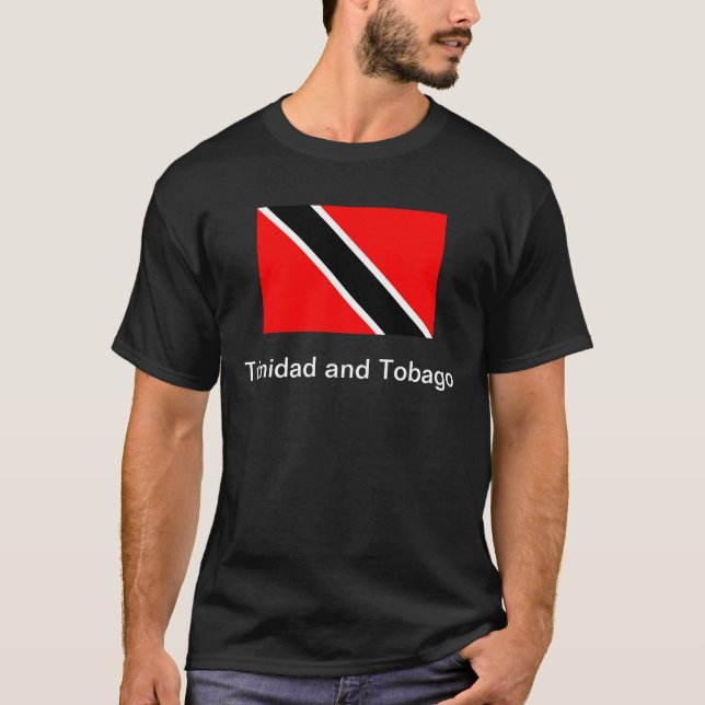 Camiseta Bandeira de Trinidad and Tobago (Frente)