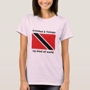 Camiseta Bandeira de Trinidad and Tobago + Mapa + T-shirt