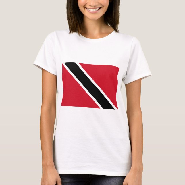 Camiseta Bandeira de Trinidad e Tobago (Frente)