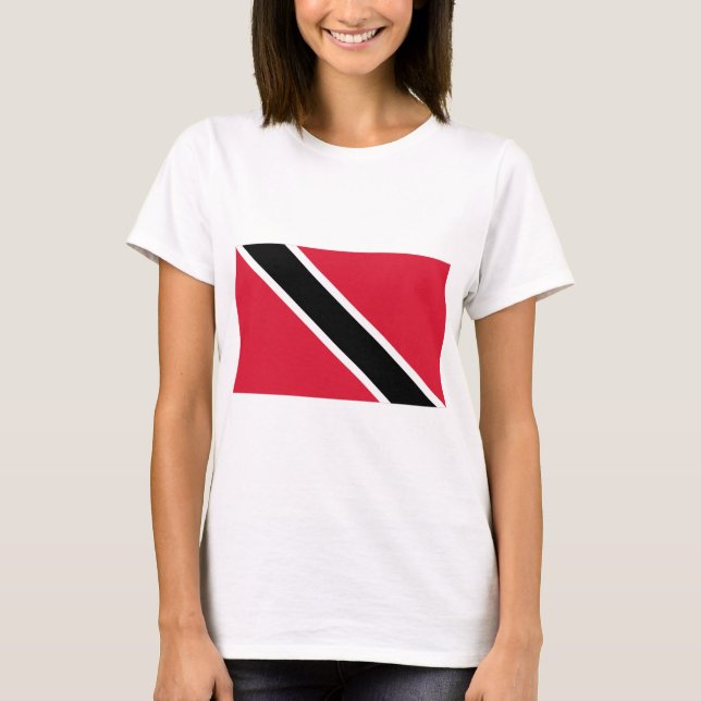 Camiseta Bandeira de Trinidad e Tobago (Frente)