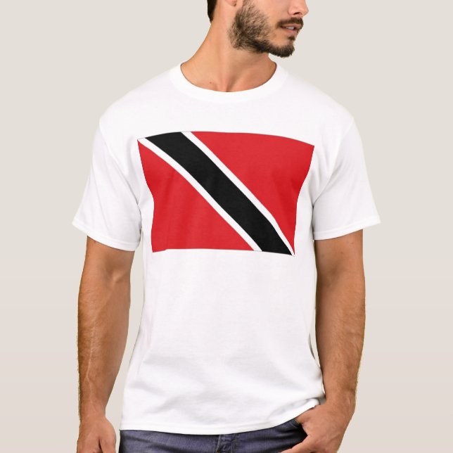 Camiseta Bandeira de Trinidad e Tobago (Frente)