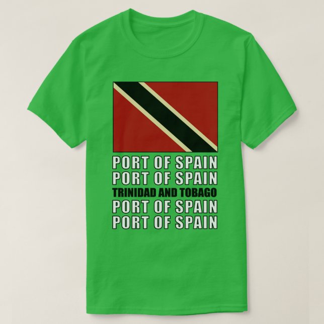 Camiseta Bandeira de Trinidad e Tobago (Frente do Design)
