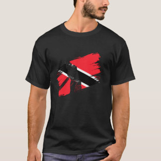 Camiseta Bandeira de Trinidad e Tobago Fã de Críquete Jogad