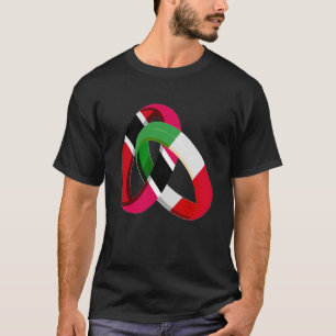 Camiseta Bandeira de Trinidad e Tobago Itália Cresceu Casam