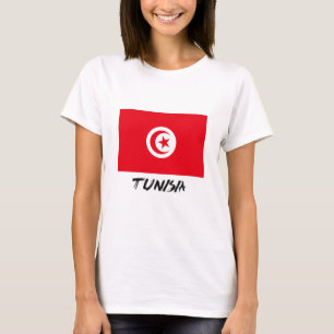 Camiseta Bandeira de Tunísia