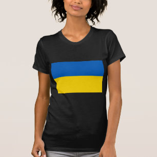 Camiseta Bandeira de Ucrânia
