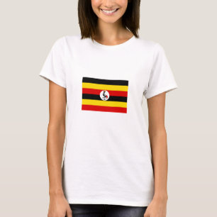 Camiseta Bandeira de Uganda