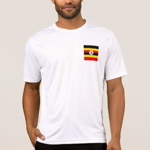 Camiseta bandeira de Uganda