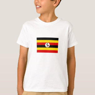 Camiseta Bandeira de Uganda