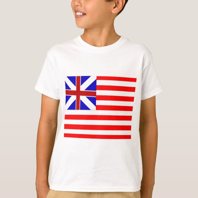 Camiseta Bandeira de união grande (Frente)