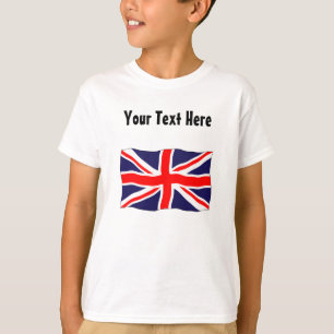Camiseta Bandeira de Union Jack - customizável com seu