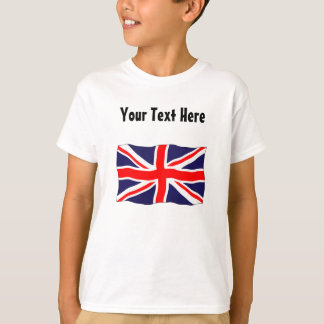 Camiseta Bandeira de Union Jack - customizável com seu