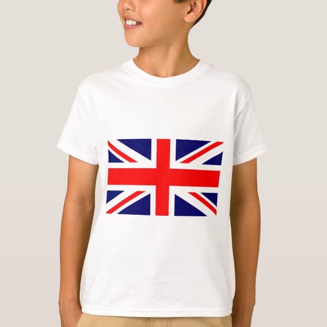 Camiseta Bandeira de Union Jack Ingleses (Frente)