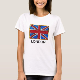 Camiseta Bandeira de Union Jack Ingleses de Londres - de