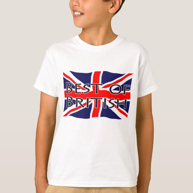 Camiseta Bandeira de Union Jack - melhor de Ingleses (Frente)