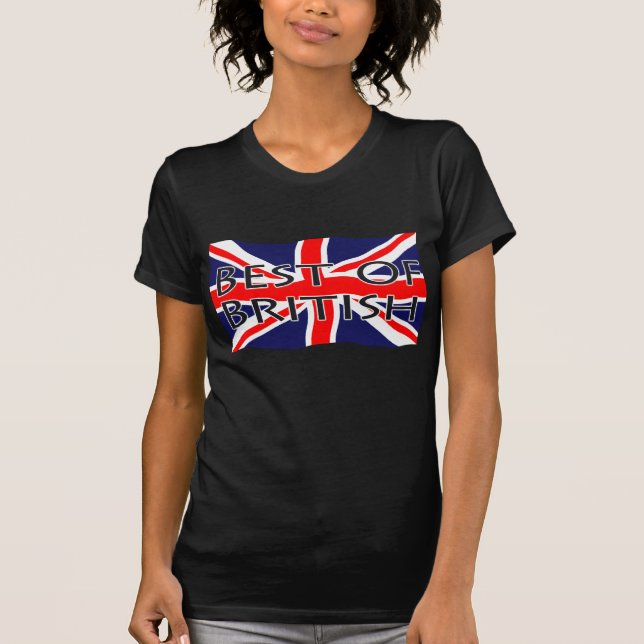 Camiseta Bandeira de Union Jack - melhor de Ingleses (Frente)