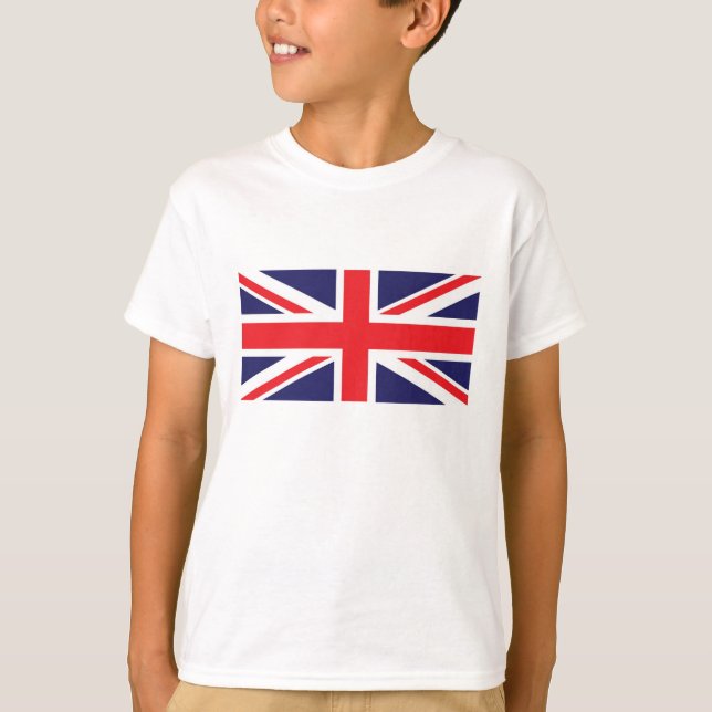 Camiseta Bandeira de Union Jack Reino Unido (Frente)